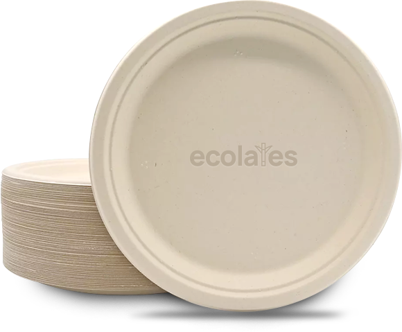Ecolates Disposable Plates
