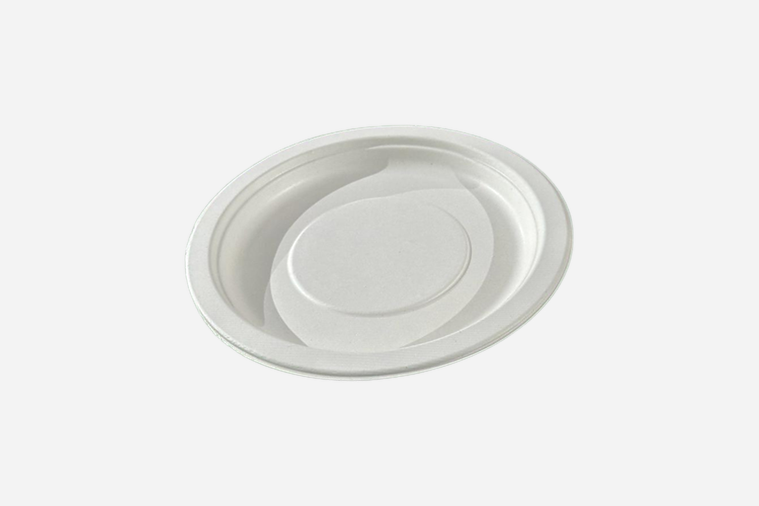 Terrahue 9 inch Round Plate, Biodegradable, Compostable, Sugarcane Bag